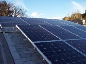 Solar Panels on Shingle Roof
